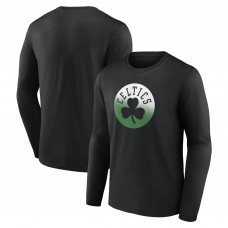 Футболка с длинным рукавом Boston Celtics Gradient Logo - Black