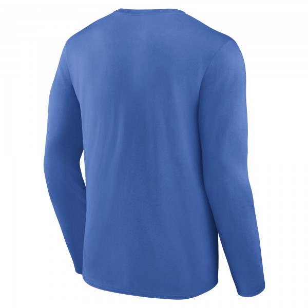 Футболка с длинным рукавом Oklahoma City Thunder Blue Gradient Logo