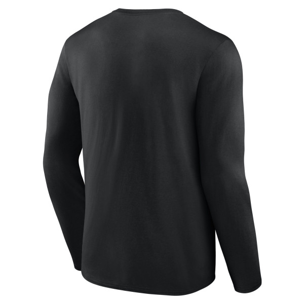 Футболка с длинным рукавом San Antonio Spurs Black Gradient Logo