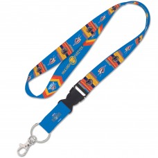 Oklahoma City Thunder WinCraft Black Panther 2 Reversible Lanyard with Detachable Buckle