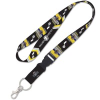 Utah Jazz WinCraft Black Panther 2 Reversible Lanyard with Detachable Buckle
