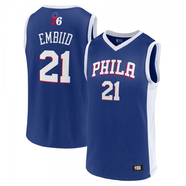 Игровая форма  Mens Joel Embiid Royal Philadelphia 76ers Player