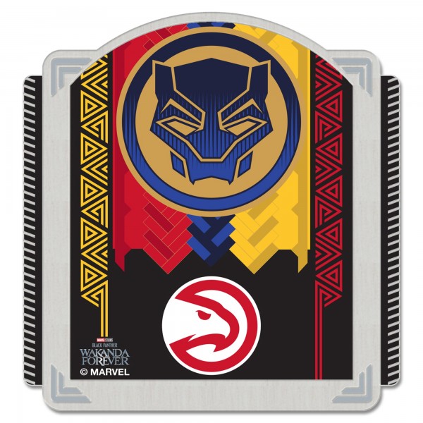 Atlanta Hawks WinCraft Black Panther 2 Jewelry Card Collector Pin