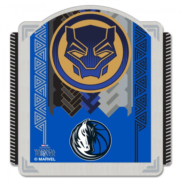 Dallas Mavericks WinCraft Black Panther 2 Jewelry Card Collector Pin