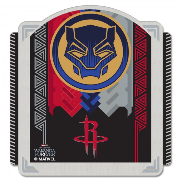 Houston Rockets WinCraft Black Panther 2 Jewelry Card Collector Pin