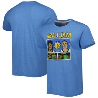 Футболка Ja Morant & Desmond Bane Memphis Grizzlies Homage NBA Jam Tri-Blend - Light Blue