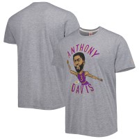 Футболка Anthony Davis Los Angeles Lakers Homage Caricature Tri-Blend - Gray