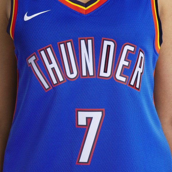 Игровая форма  Chet Holmgren Oklahoma City Thunder Nike Unisex 2022 NBA Draft First Round Pick Player Swingman - Icon Edition - Blue