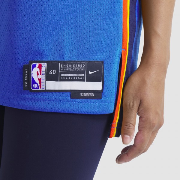 Игровая форма  Chet Holmgren Oklahoma City Thunder Nike Unisex 2022 NBA Draft First Round Pick Player Swingman - Icon Edition - Blue