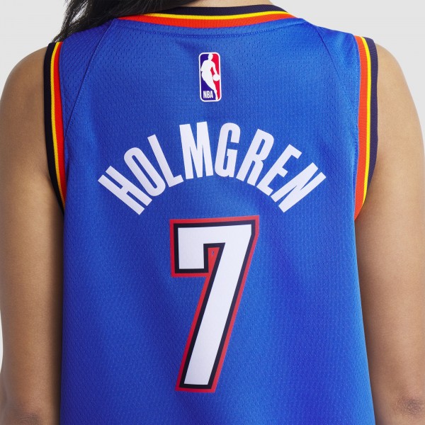 Игровая форма  Chet Holmgren Oklahoma City Thunder Nike Unisex 2022 NBA Draft First Round Pick Player Swingman - Icon Edition - Blue