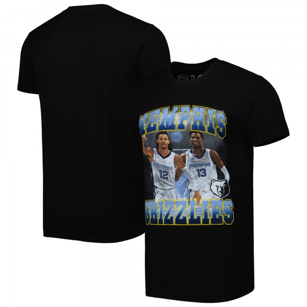 Футболка Ja Morant & Jaren Jackson Jr. Memphis Grizzlies Stadium Essentials Unisex Player Duo - Black