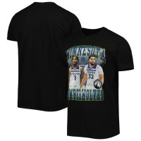 Футболка Anthony Edwards & Karl-Anthony Towns Minnesota Timberwolves Stadium Essentials Unisex Player Duo - Black