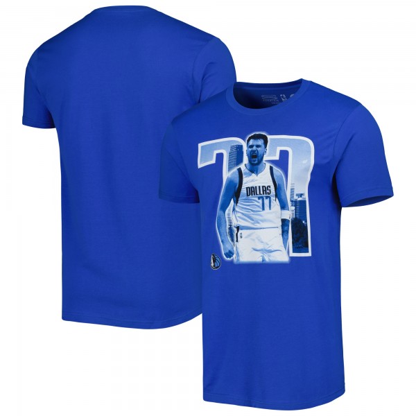 Футболка Luka Doncic Dallas Mavericks Stadium Essentials Unisex Player Skyline - Royal