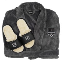 Шлепки и халат Sacramento Kings ISlide Faux Fur