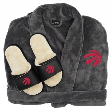 Шлепки и халат Toronto Raptors ISlide Faux Fur
