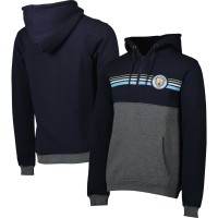 Толстовка на короткой молнии Manchester City - Navy/Gray