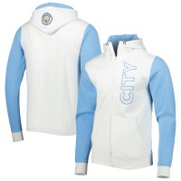 Толстовка на молнии Manchester City Condition - White/Sky Blue