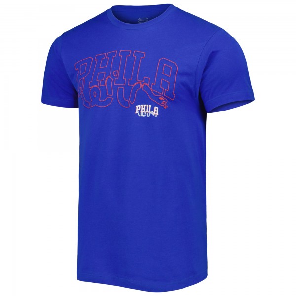 Футболка Philadelphia 76ers Stadium Essentials Unisex Element Logo Pop - Royal