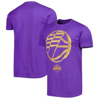 Футболка Los Angeles Lakers Stadium Essentials Unisex Element Logo Pop - Purple
