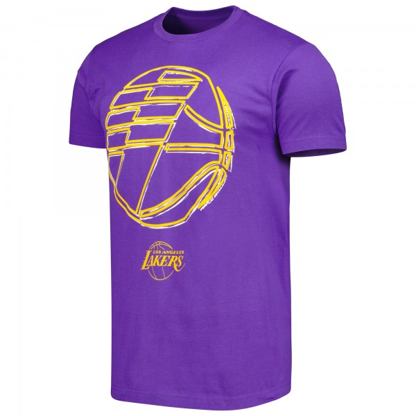 Футболка Los Angeles Lakers Stadium Essentials Unisex Element Logo Pop - Purple