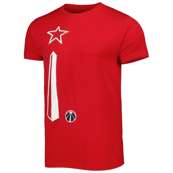 Unisex Washington Wizards Stadium Essentials Red Element Logo Pop T-Shirt