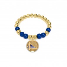 Golden State Warriors Jason of Beverly Hills 2022 NBA Finals Champions Personalized Logo Beaded Bracelet