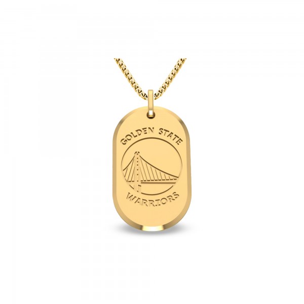 Golden State Warriors Jason of Beverly Hills 2022 NBA Finals Champions Personalized Dog Tag Pendant