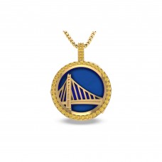 Golden State Warriors Jason of Beverly Hills 2022 NBA Finals Champions Personalized Pendant