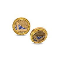 Golden State Warriors Jason of Beverly Hills 2022 NBA Finals Champions Premium Logo Cufflinks
