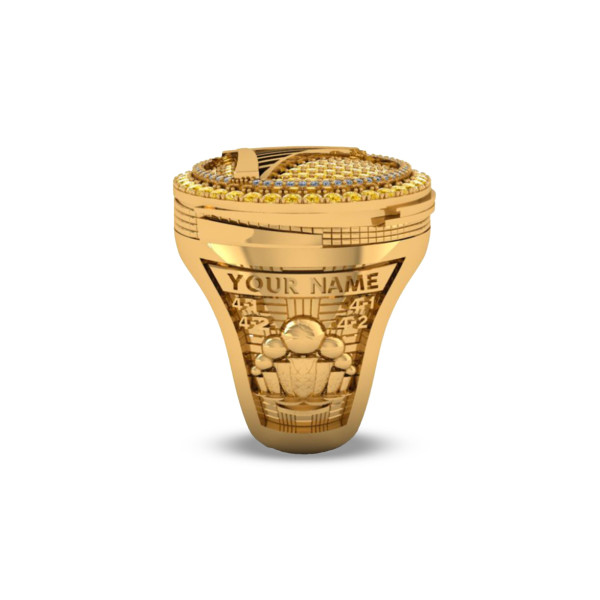 Именная Golden State Warriors Jason of Beverly Hills 2022 NBA Finals Champions Super Fan Ring