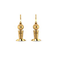 Golden State Warriors Jason of Beverly Hills 2022 NBA Finals Champions Trophy Earrings