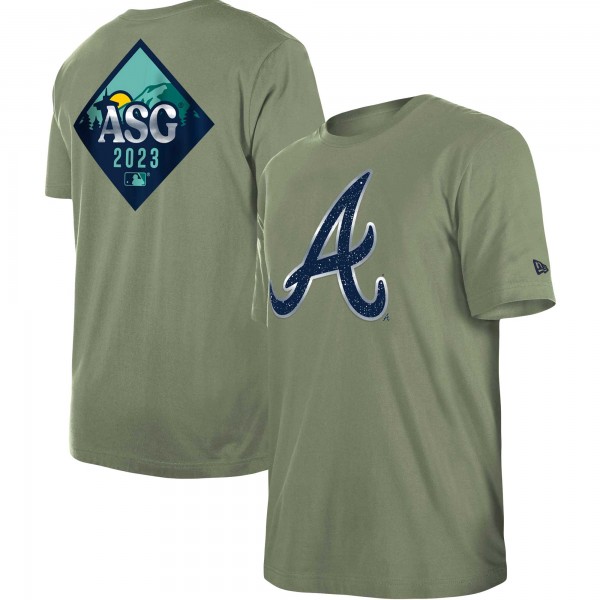 Футболка Atlanta Braves New Era 2023 All-Star Game Evergreen - Green