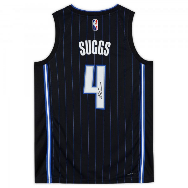Autographed Orlando Magic Jalen Suggs Fanatics Authentic Black Nike 2021-22 Diamond Swingman Jersey