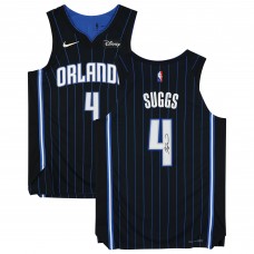 Autographed Orlando Magic Jalen Suggs Fanatics Authentic Black Nike 2021-22 Authentic Jersey