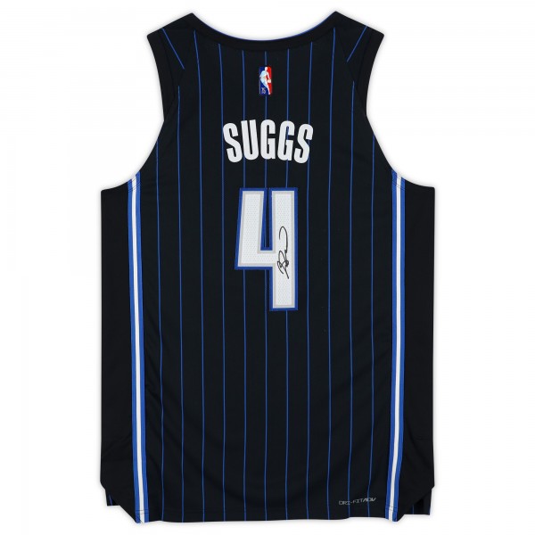 Autographed Orlando Magic Jalen Suggs Fanatics Authentic Black Nike 2021-22 Authentic Jersey