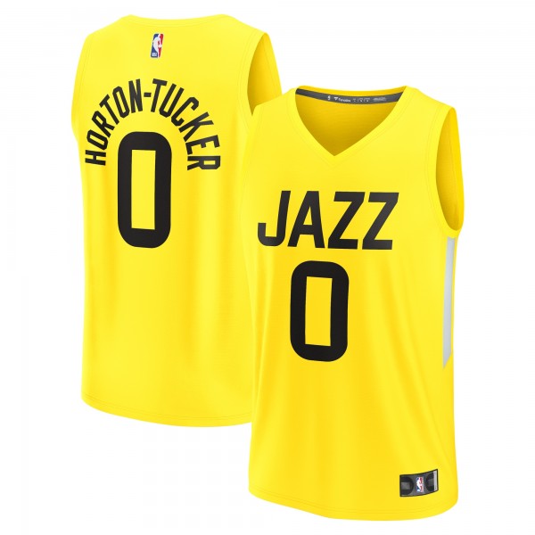 Игровая форма  Talen Horton-Tucker Utah Jazz 2022/23 Fast Break Replica Player - Icon Edition - Yellow