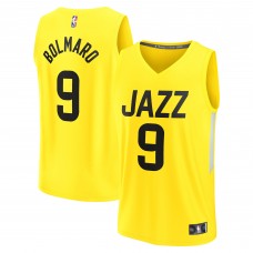 Игровая форма  Leandro Bolmaro Utah Jazz 2022/23 Fast Break Replica Player - Icon Edition - Yellow