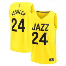 Игровая форма  Walker Kessler Utah Jazz 2022/23 Fast Break Replica Player - Icon Edition - Yellow