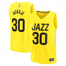 Игровая форма  Ochai Agbaji Utah Jazz 2022/23 Fast Break Replica Player - Icon Edition - Yellow