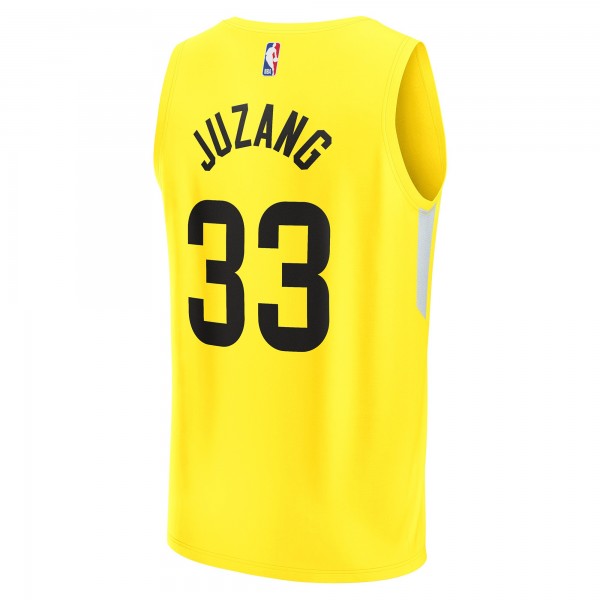 Игровая форма  Johnny Juzang Utah Jazz 2022/23 Fast Break Replica Player - Icon Edition - Yellow