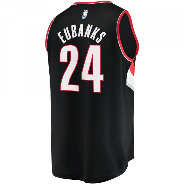 Игровая форма  Drew Eubanks Portland Trail Blazers 2022/23 Fast Break Replica Player - Icon - Black