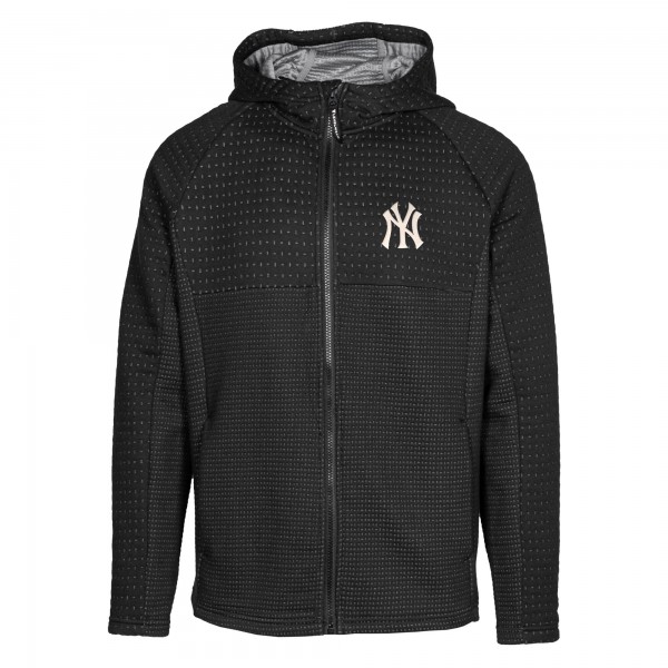 Толстовка на молнии New York Yankees Levelwear Durham - Black