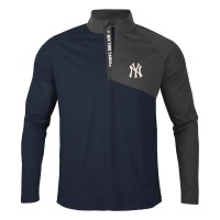 Кофта на короткой молнии New York Yankees Levelwear Pinnacle - Navy/Charcoal