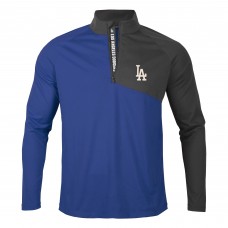 Кофта на короткой молнии Los Angeles Dodgers Levelwear Pinnacle - Royal/Charcoal