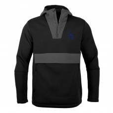 Толстовка на короткой молнии Los Angeles Dodgers Levelwear Logo Ruckus - Black