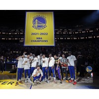 Unsigned Golden State Warriors Fanatics Authentic Team Poses with 2022 Championship Ring Photograph