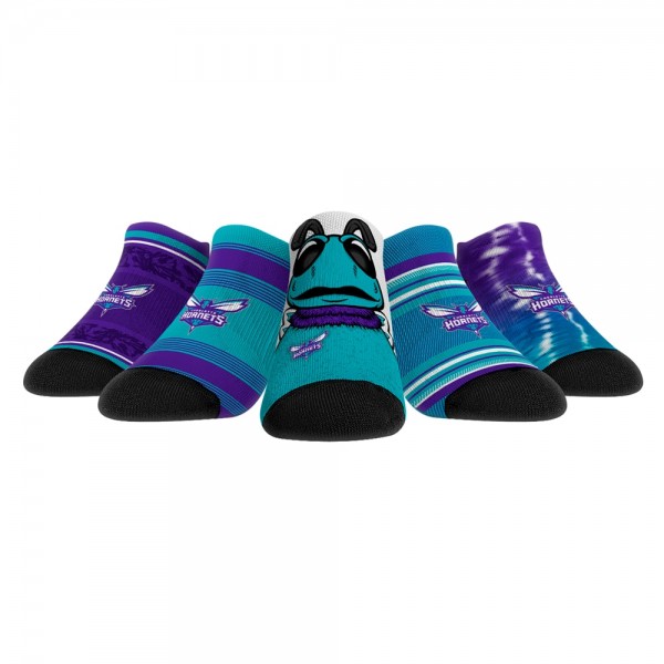 Пять пар носков Charlotte Hornets Rock Em Unisex Super Fan