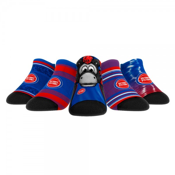 Пять пар носков Detroit Pistons Rock Em Unisex Super Fan