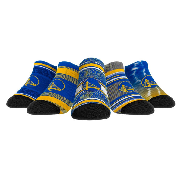 Unisex Golden State Warriors Rock Em Super Fan 5-Pack Low-Cut Socks
