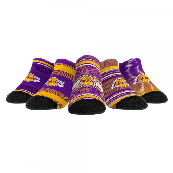 Пять пар носков Los Angeles Lakers Rock Em Unisex Super Fan